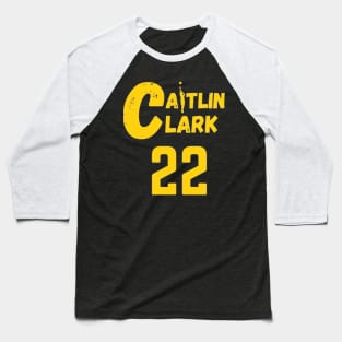 CAITLIN CLARK 22 IOWA Baseball T-Shirt